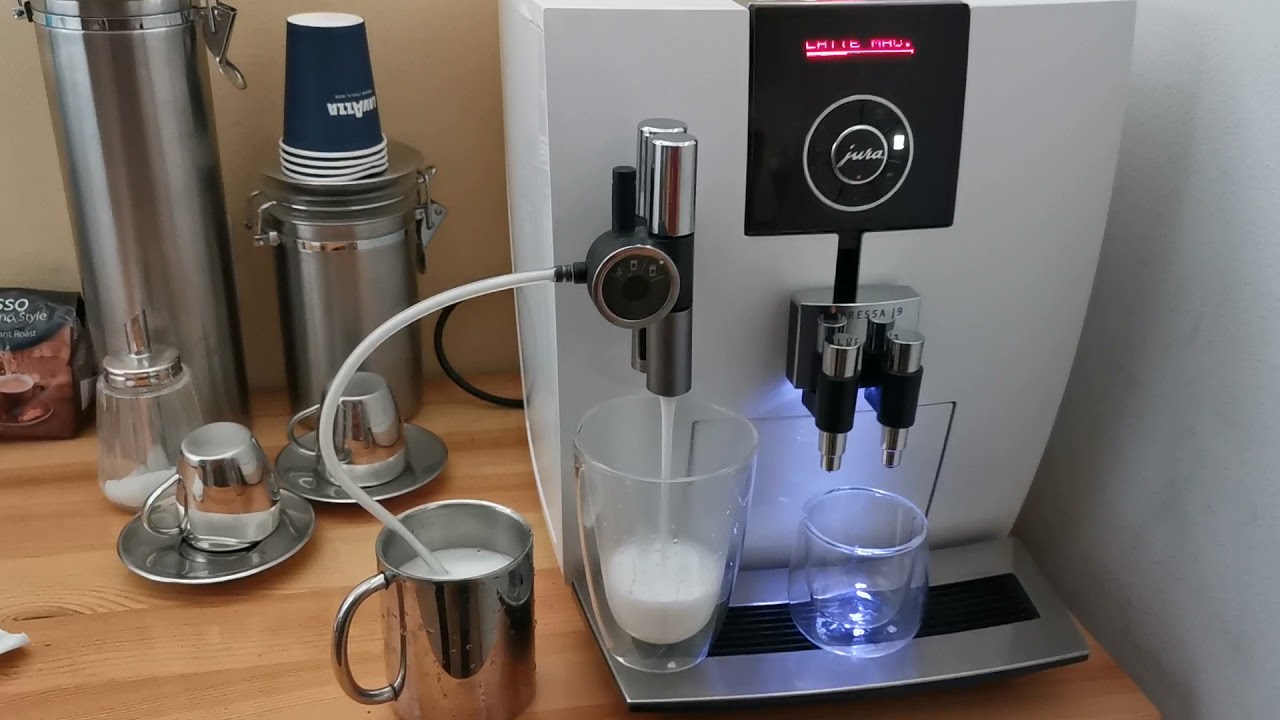 Jura J9. 2 latemakiato
