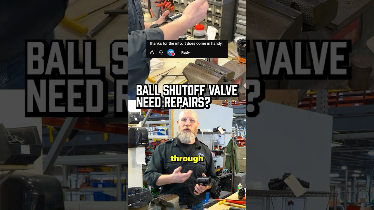 Как восстановить запорный клапан пожарного сопла #пожарный