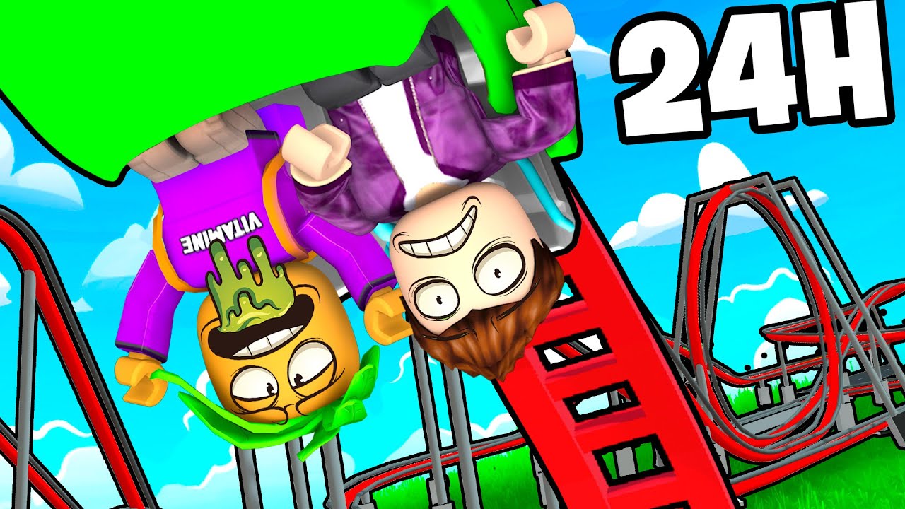 24 STUNDEN CHALLENGE Im BESTEN ROBLOX FREIZEITPARK ALLER ZEITEN!