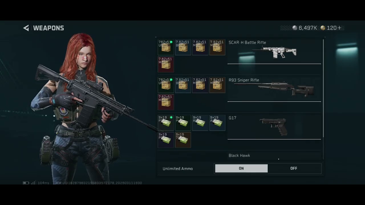 Delta Force : Firing Range - SCAR-H , R93 Sniper Rifle & G-17
