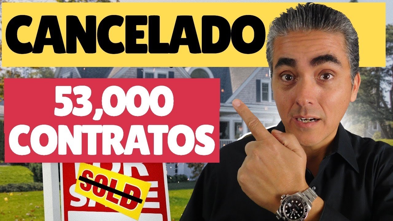 Se Cancelaron Aproximadamente 53.000 Acuerdos De Compra De Casas en Estados Unidos! -16.3% De Ventas