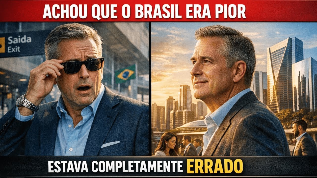 Chegando no Brasil um empresário Americano viu que estavam completamente errado sobre o Brasil!