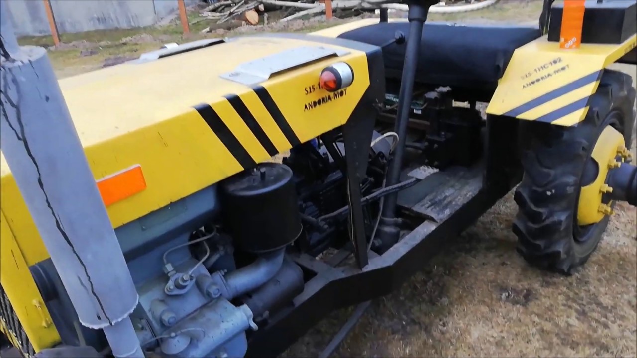 Uruchomienie ciągnika przy pomocy moto start Moje Auto & na zewnątrz minusowa temperatura