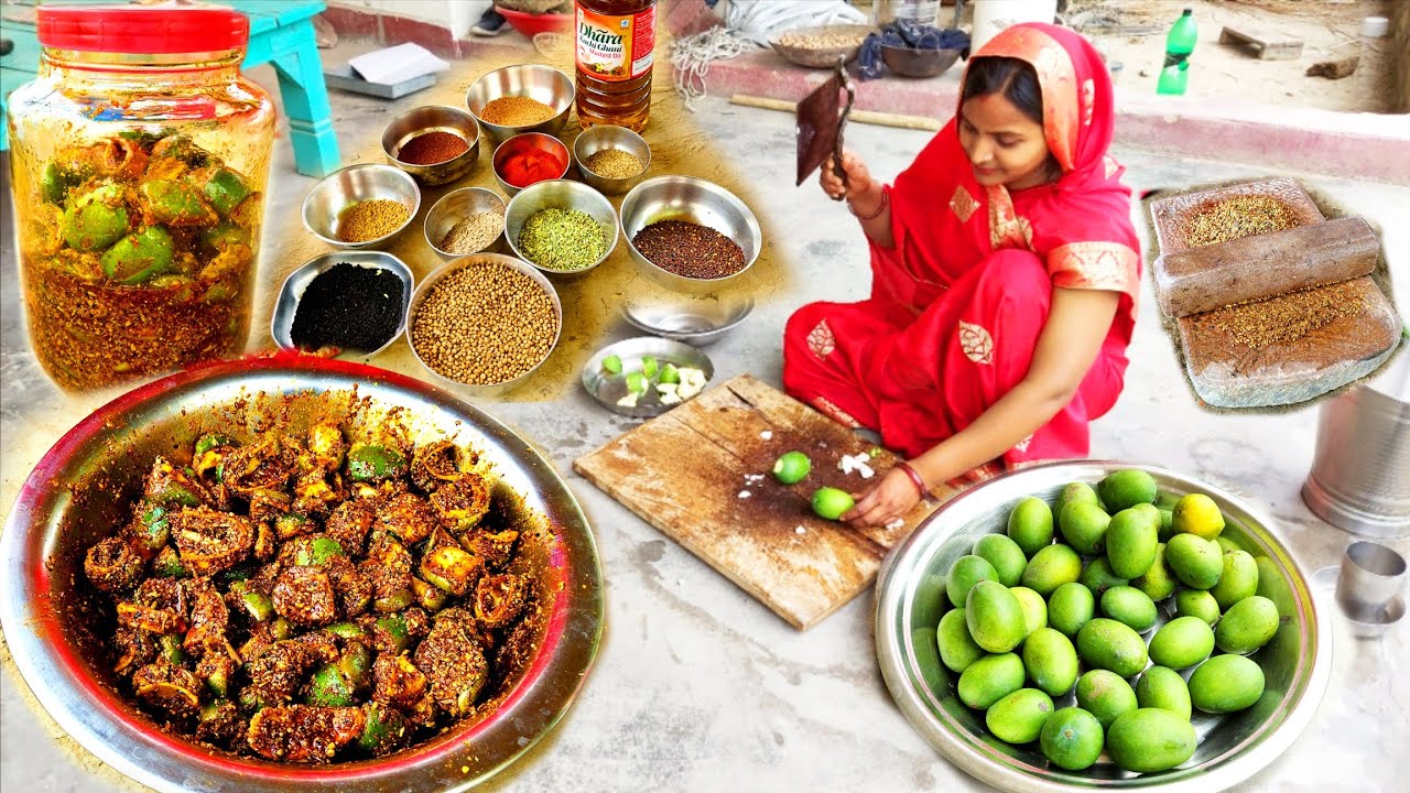 दादी नानी और मां के हाथों के स्वाद वाला आम का ऐसा अचार जो सालों साल तक ना हो खराब  | Mango Pickle 😋