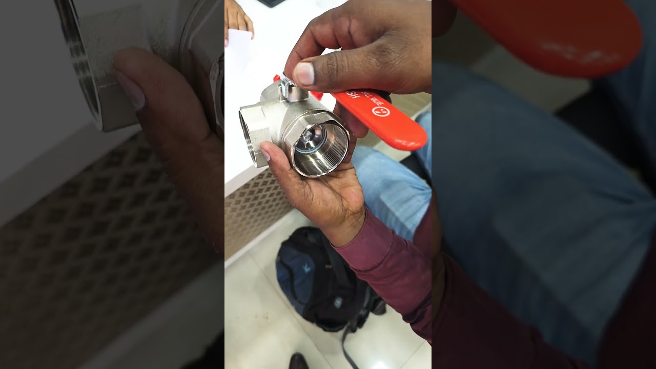 #plumbing two in one brass Ball valve aaiae Jaane yah Kaise kam karta hai