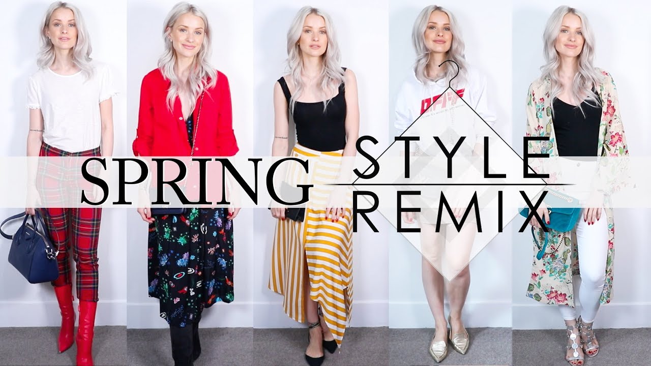 SPRING STYLE REMIX | RESTYLING MY NEW AND OLD CLOTHING