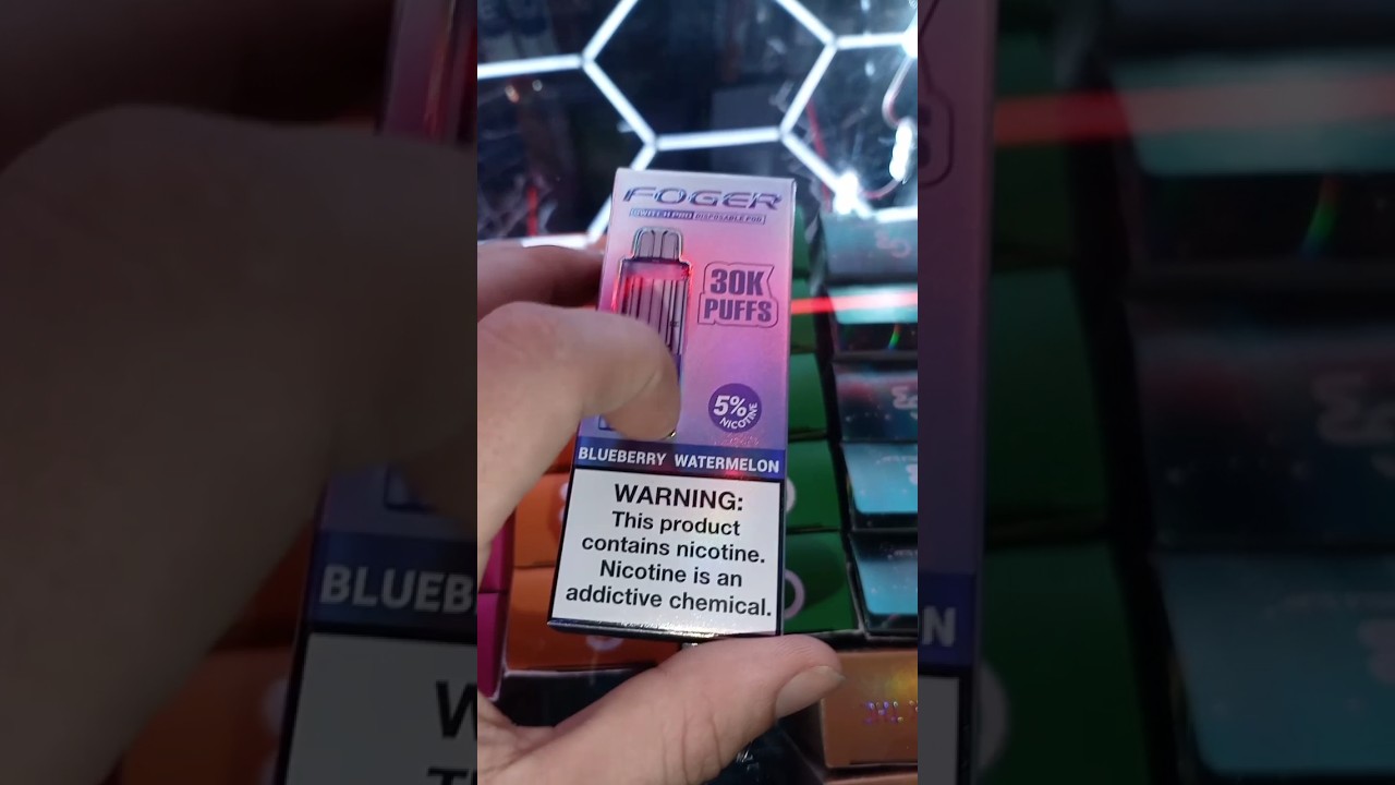 Foger Blueberry Watermelon 30,000 Puffs #bestvape #fyp @fogerofficial3457