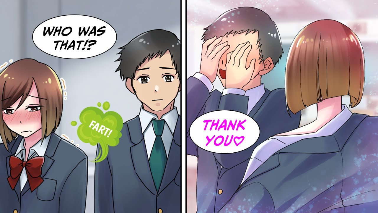 [Manga Dub] The girl next to me farted, so I took the blame and... [RomCom]