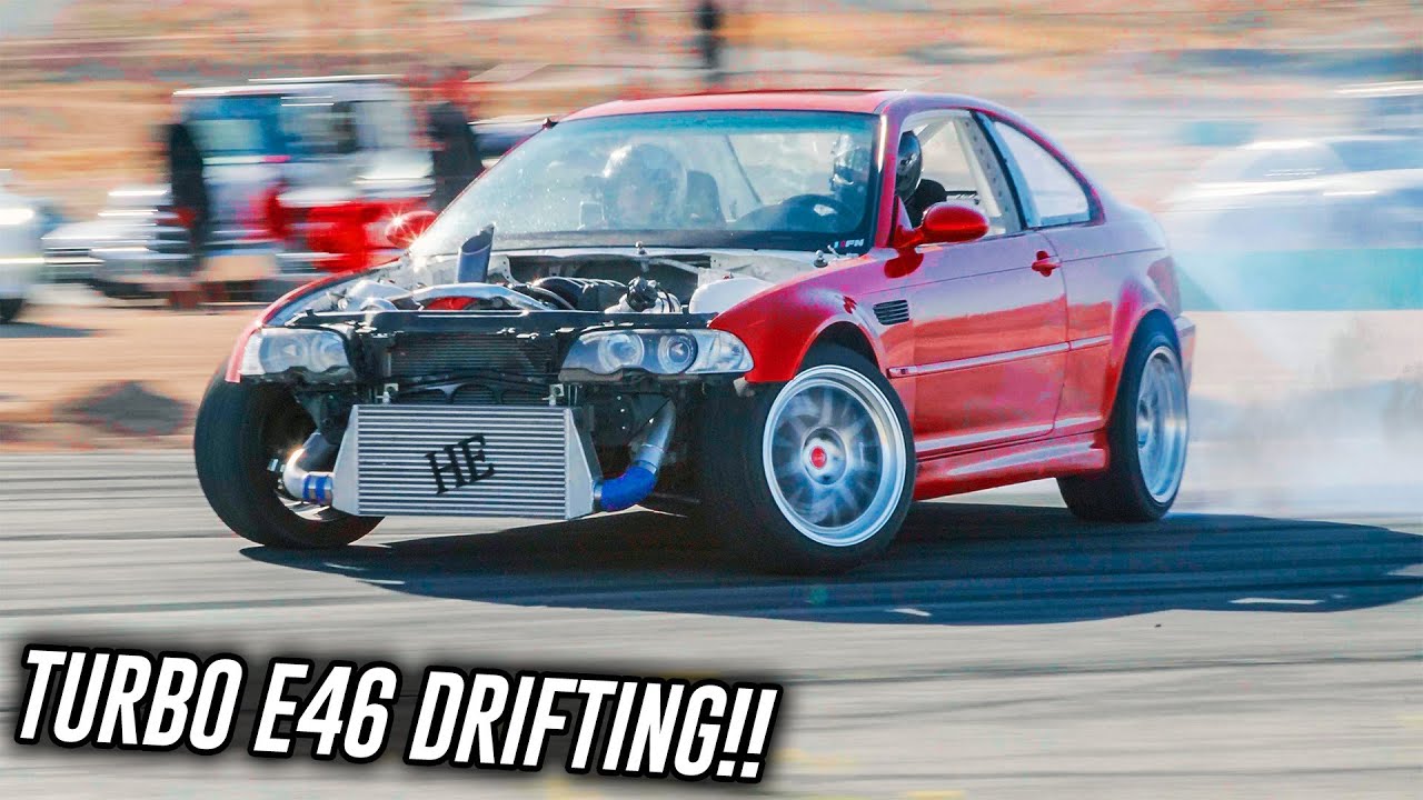 BIG TURBO E46 M3 HIGH SPEED DRIFTING!!!