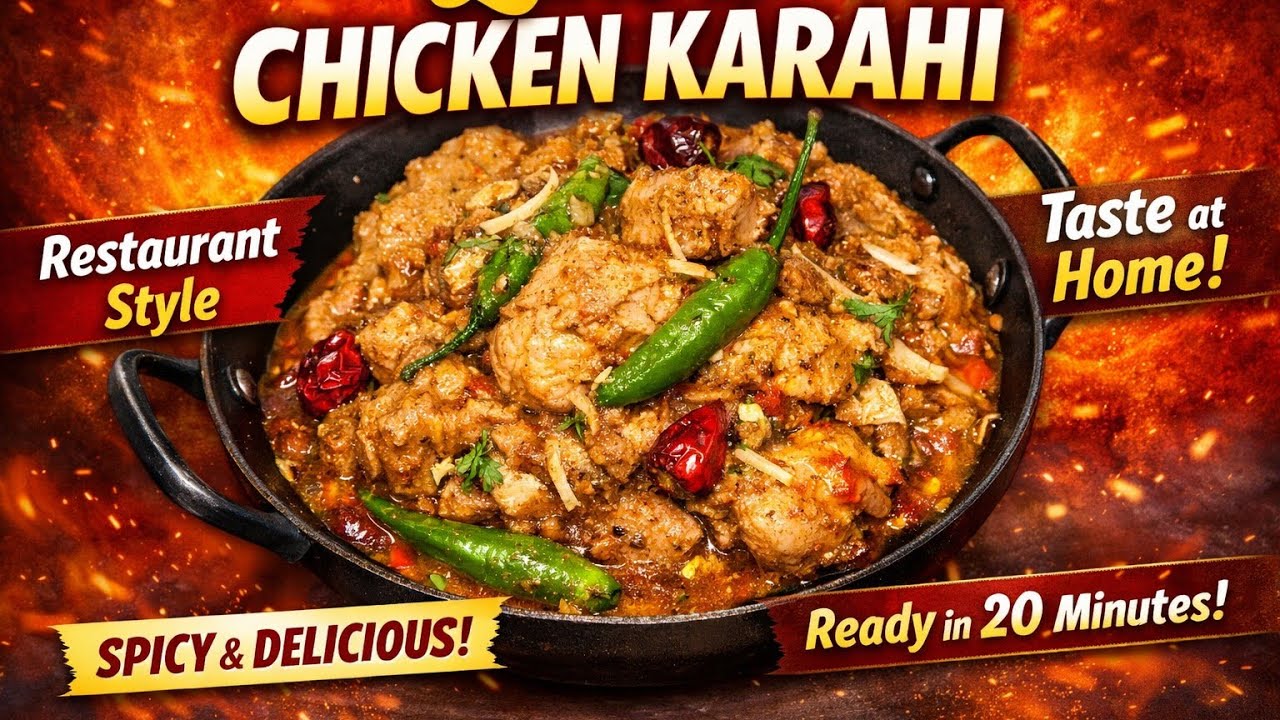 Lahori Chicken Karahi | Restaurant Style Taste at Home 🔥 | Sehar Special Recipe