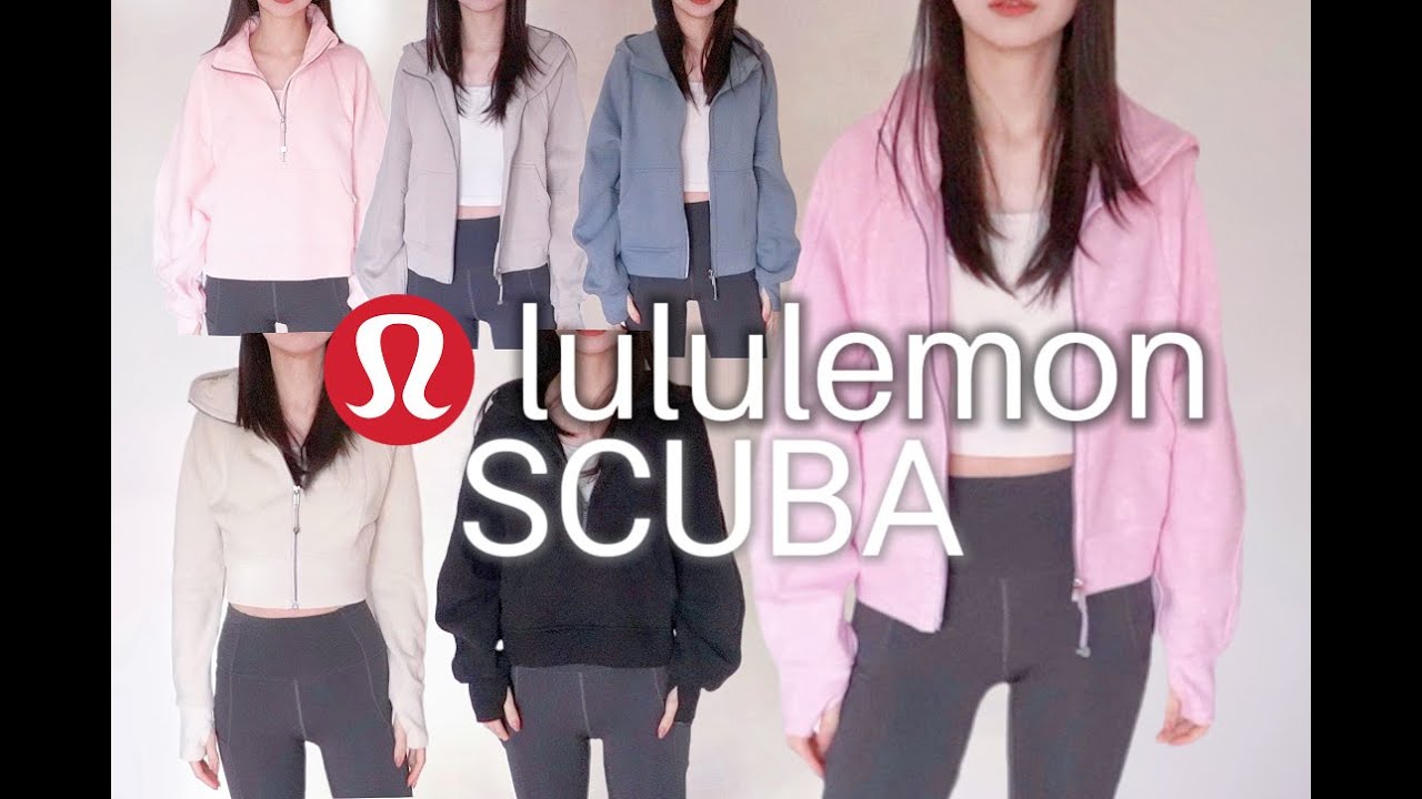 Lululemon Scuba Collection ｜11件scuba上身｜不同款式尺寸分享