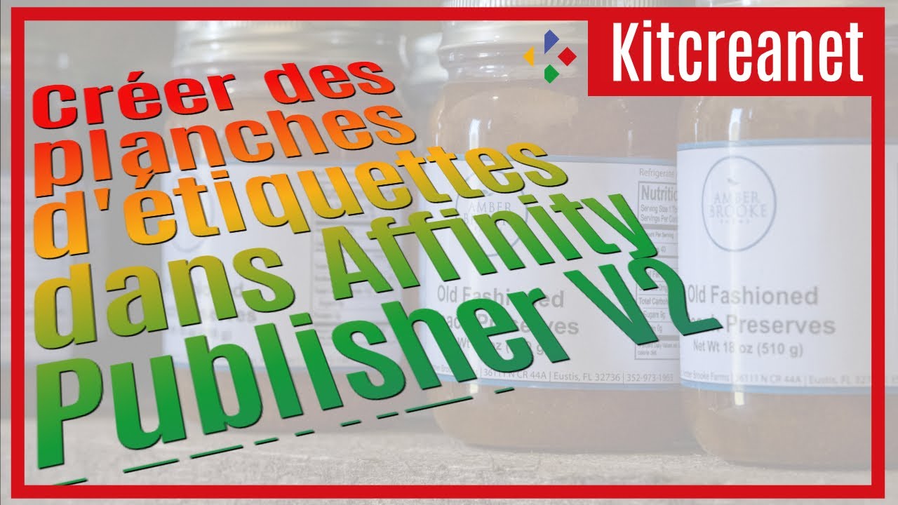Créer une planche d'étiquettes avec Affinity Publisher V2