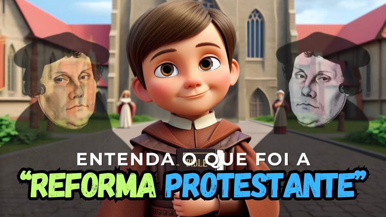 RESUMO da Reforma Protestante - Martinho Lutero | História Infantil Educativa e fácil de entender