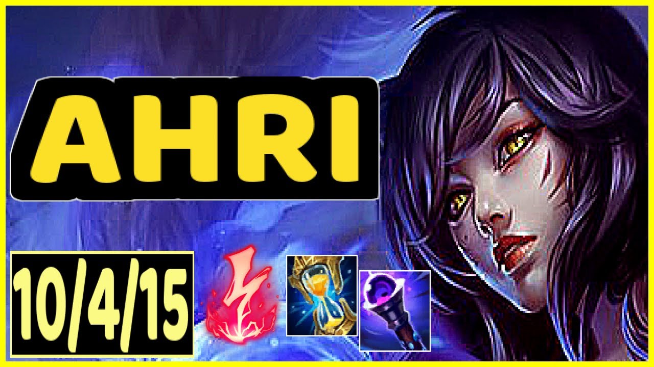 AHRI VS RYZE - 10/4/15 KDA MID GAMEPLAY DIAMOND I