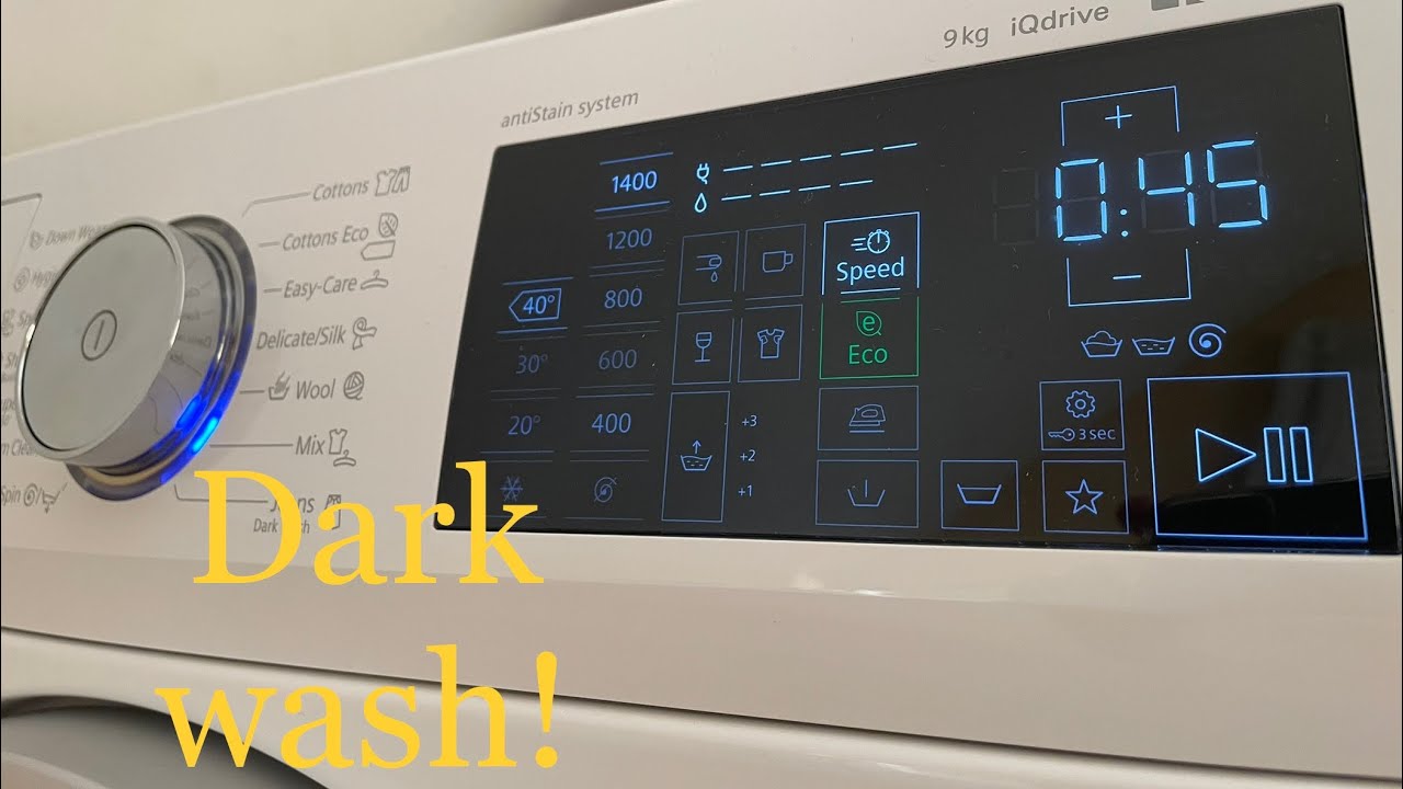 Siemens iQ500: Dark wash!
