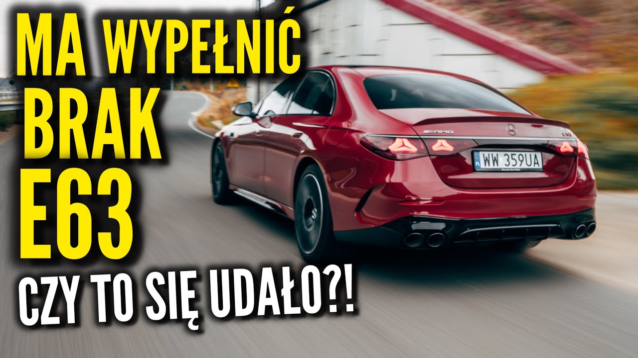 Ma 612KM! Czy zastąpi E63? Zapraszam na wycieczkę nowym Mercedesem-AMG E53