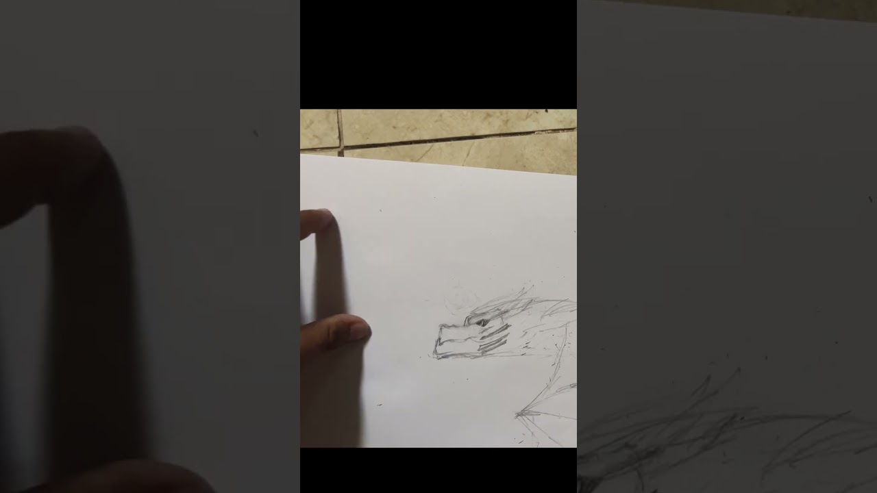 Drawing of Dragon flying through holly wood 🐉🔥