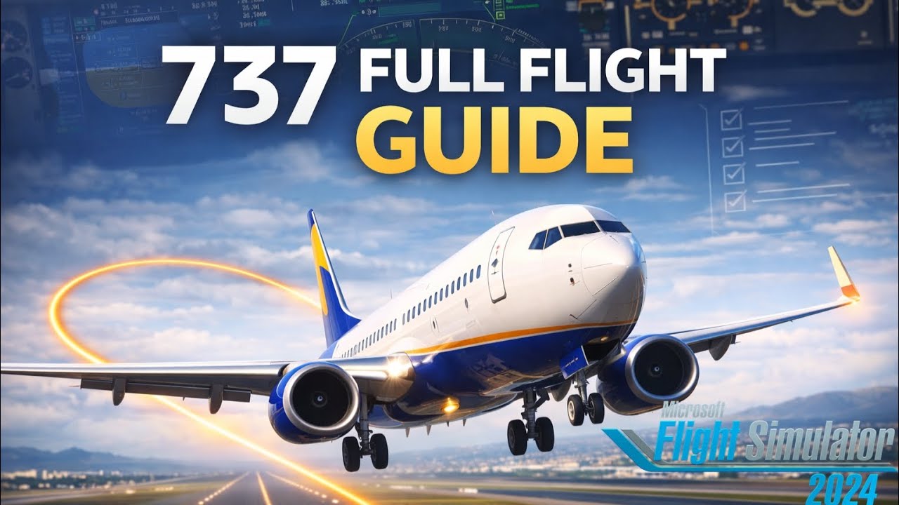 MSFS 2024 | Полное руководство по управлению Boeing 737 Max | Настройка EFB, FMC, автопилота, пос...