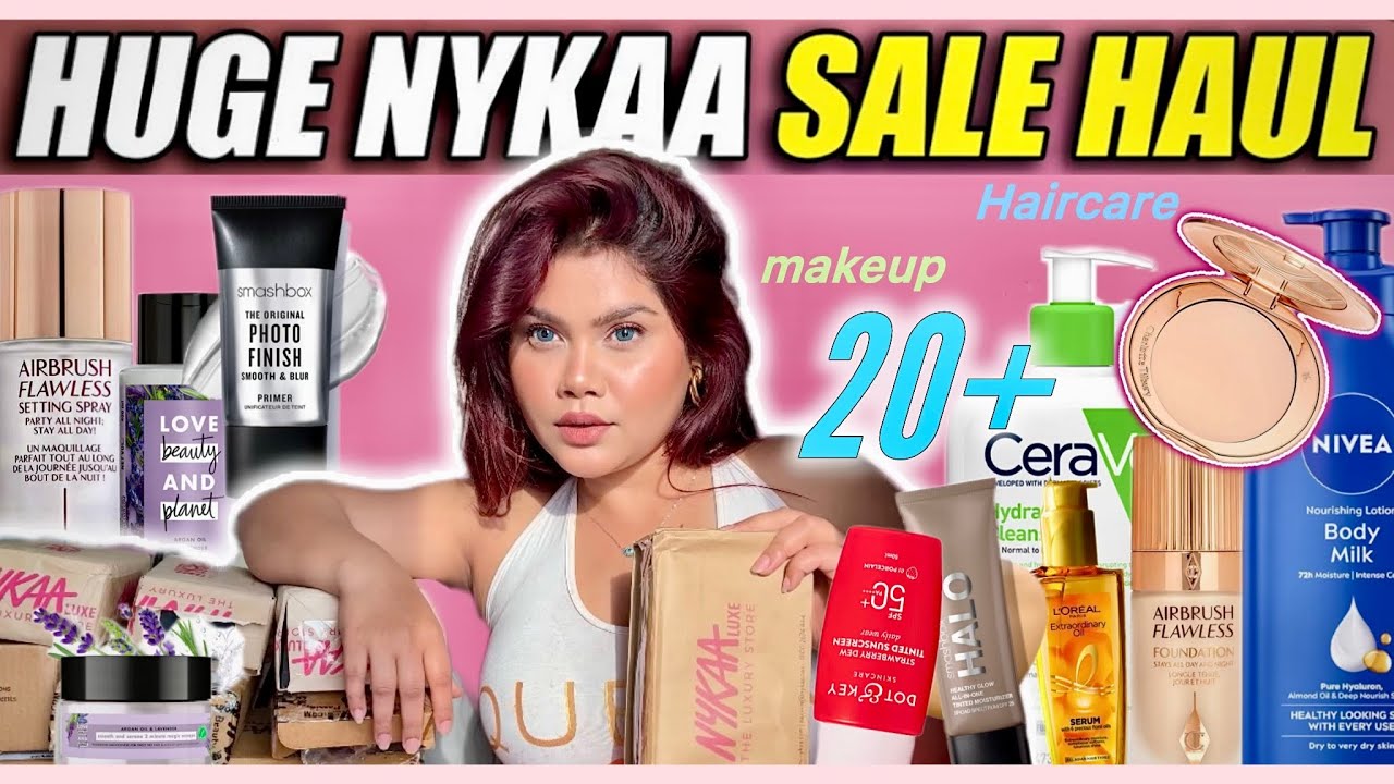 My Biggest Nykaa Sale Haul🛍️ Of 2025 - LuxeMakeup, Hair Care,Body care & More #nykaahaul 