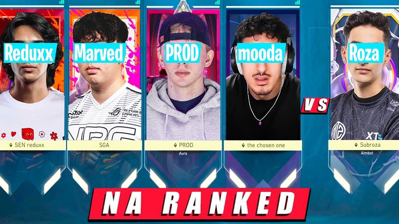 When Mooda, PROD, Marved & SEN Reduxx faces Subroza & G2 Hamy in RANK | VALORANT