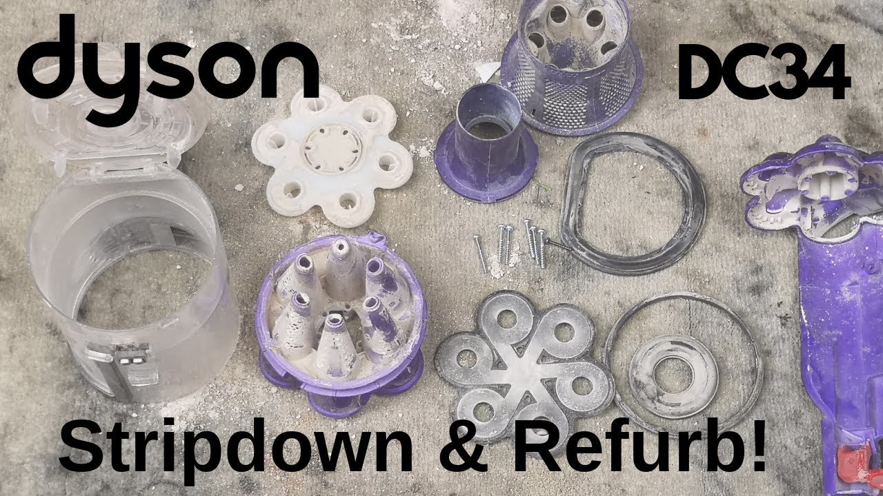 HOW TO Stripdown and Refurbish a Dyson DC34 Handheld