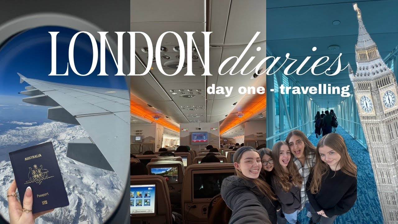 TRAVEL WITH US to LONDON ✈️ | Day 1 - Long Haul Flight (24 HOURS OF TRAVEL)