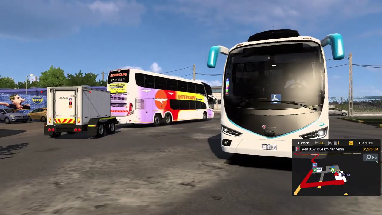 Interxity Xpress and Intercape Mainliner TRIP - MAPA CEIBO