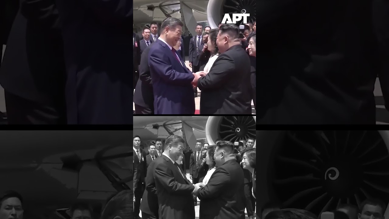 Kim Jong-un Gives Xi Jinping A Grand Welcome In Pyongyang | APT
