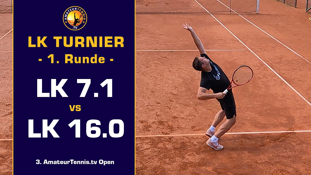🎾 LK Turnier | 1. Runde | Darius (LK 7.1) vs. Sebastian (LK 16.0)  | NTRP 4.0 | Amateur Tennis