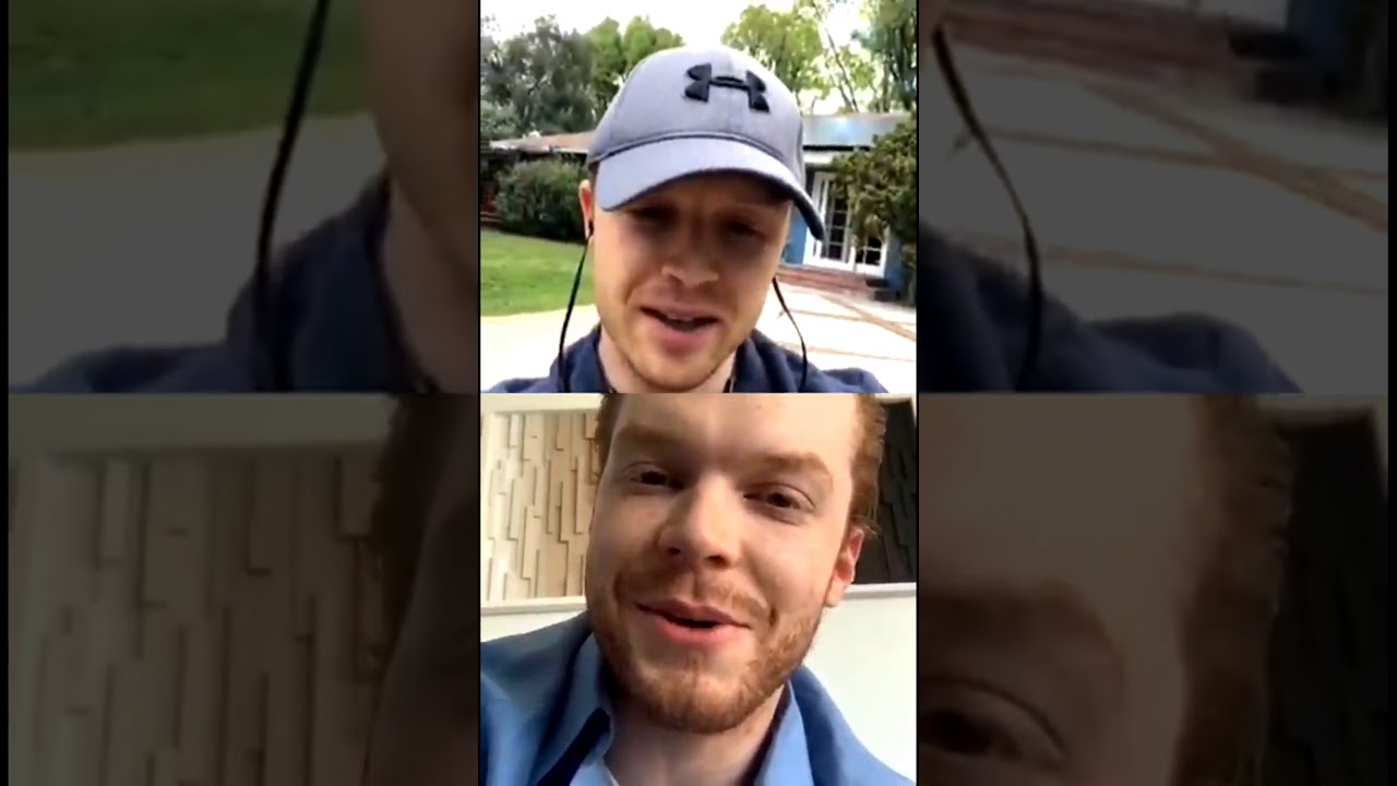 Cameron Monaghan and Noel Fisher - Live chat on IG