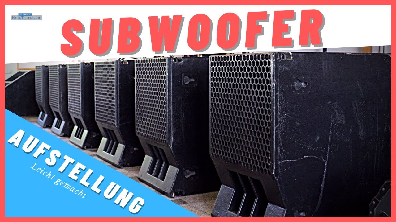 Subwoofer richtig aufstellen | So funktionieren Bass Arrays