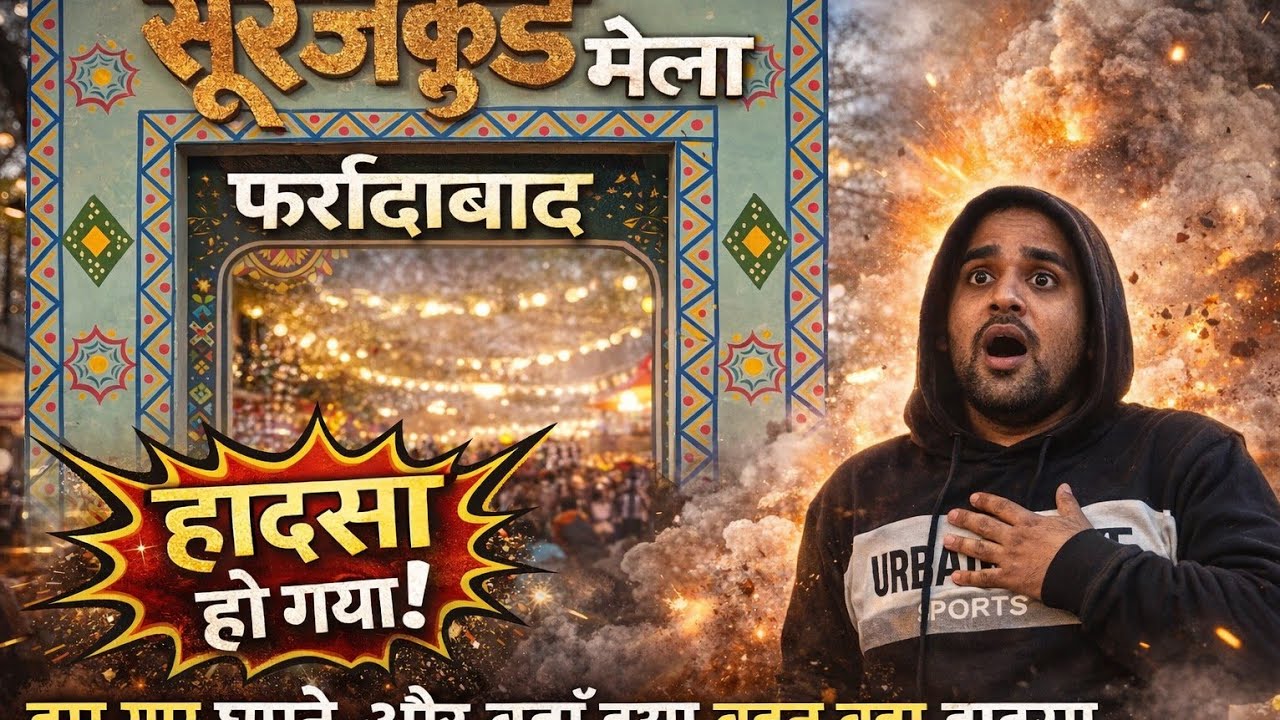 Surajkund mela Faridabad me hua accident😱@Nishant_vlogs07 