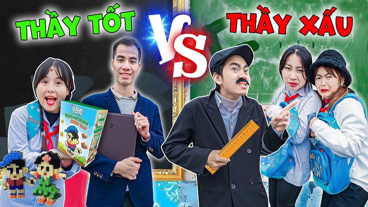 Thầy Giáo Tốt VS Thầy Giáo Xấu ❤ KN CHENO Chị Hằng