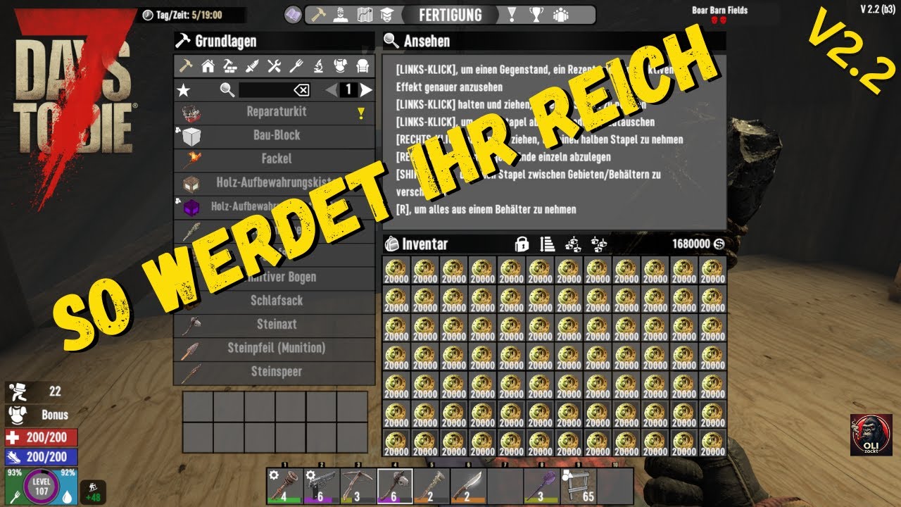 How to Get Rich | Tips and Tricks | 7 Days To Die