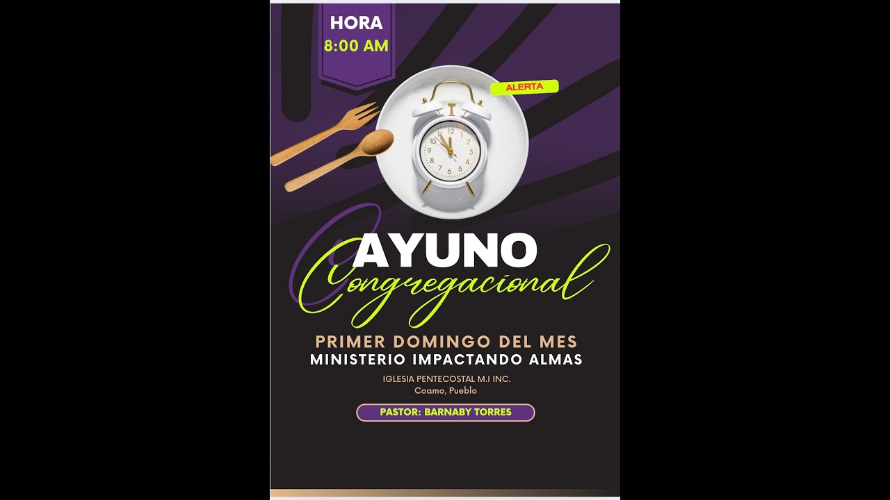 Culto Ayuno Congregacional