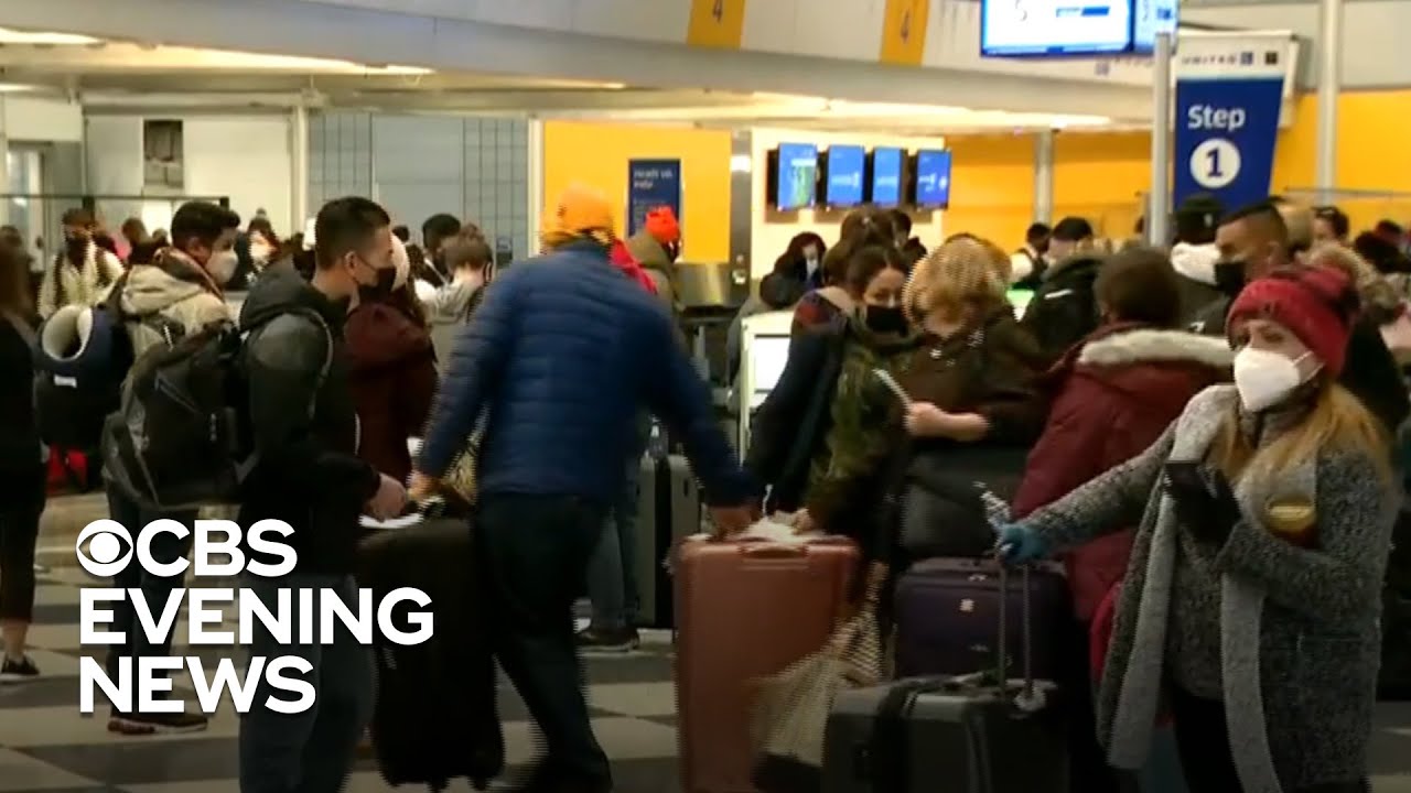 Millions travel for holidays despite CDC warning and winter storm