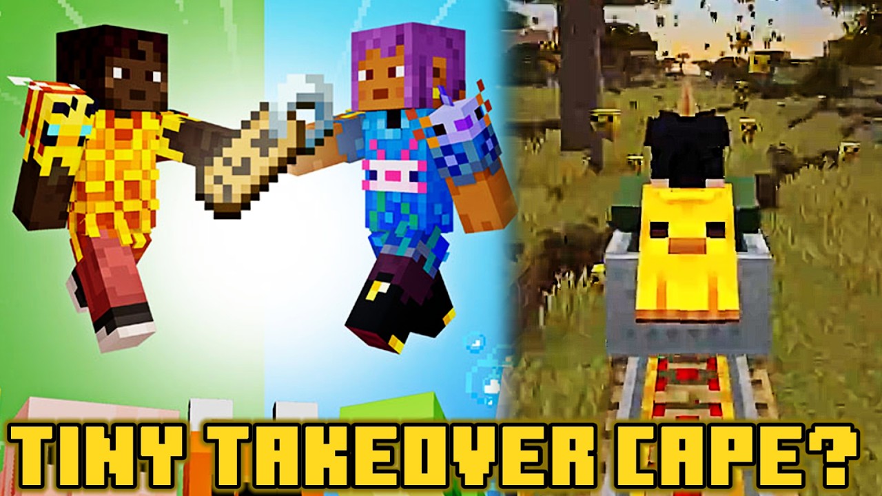 Minecraft Tiny Takeover Cape (Community Challenge)