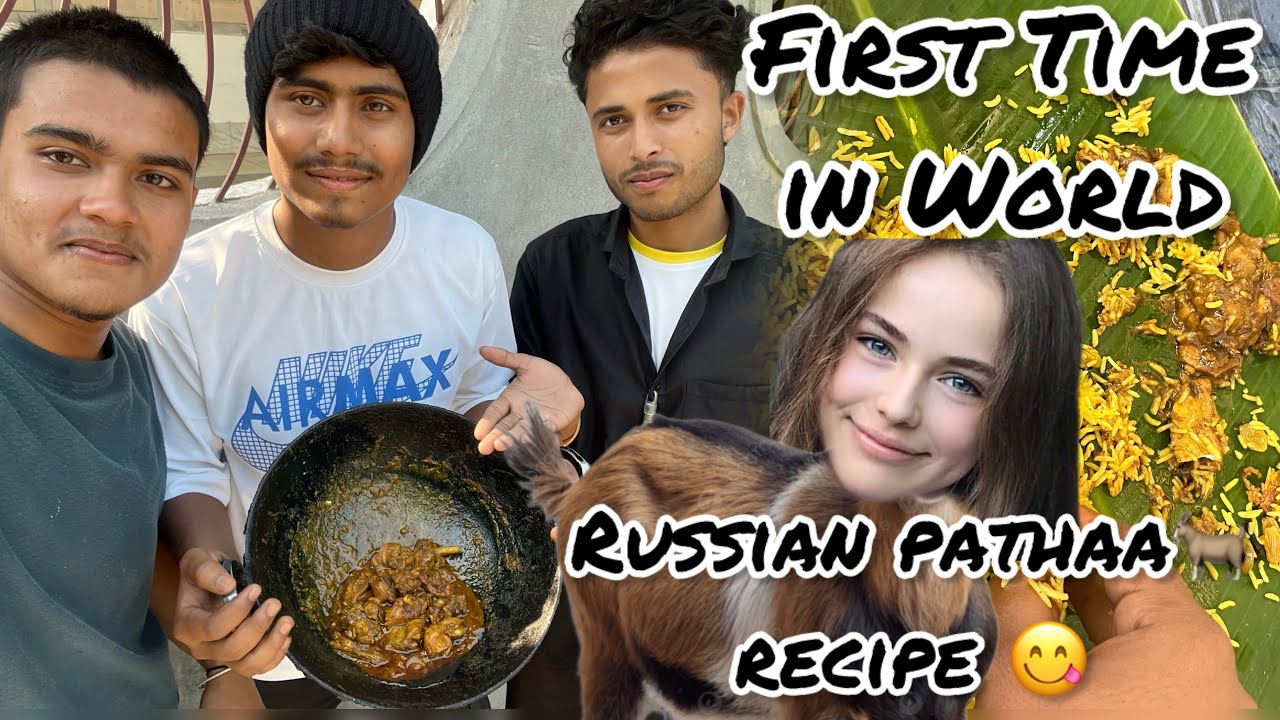 1st time in WORLD Russian patha 🐐recipe video 😋|| #assamese #assamesefunnyvideo 