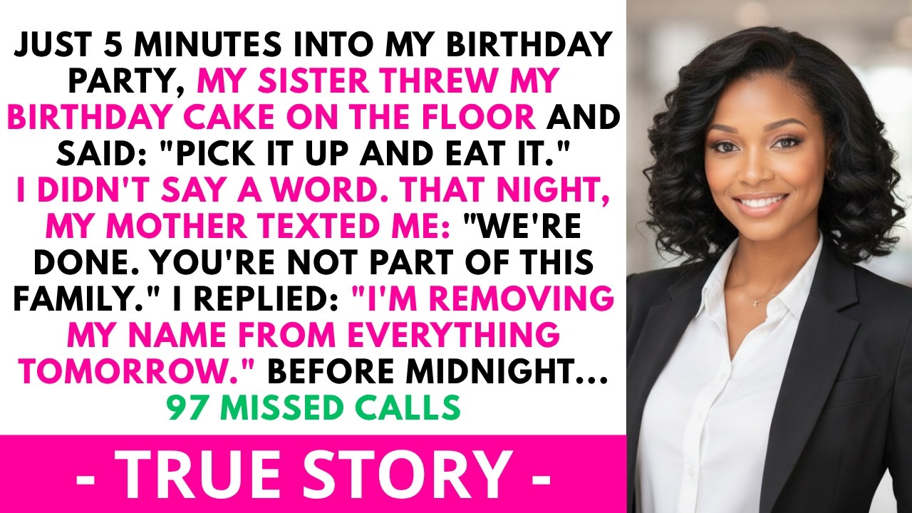 On My 30th Birthday, My Sister Threw My Birthday Cake On The Floor And Said... | Panda Payback