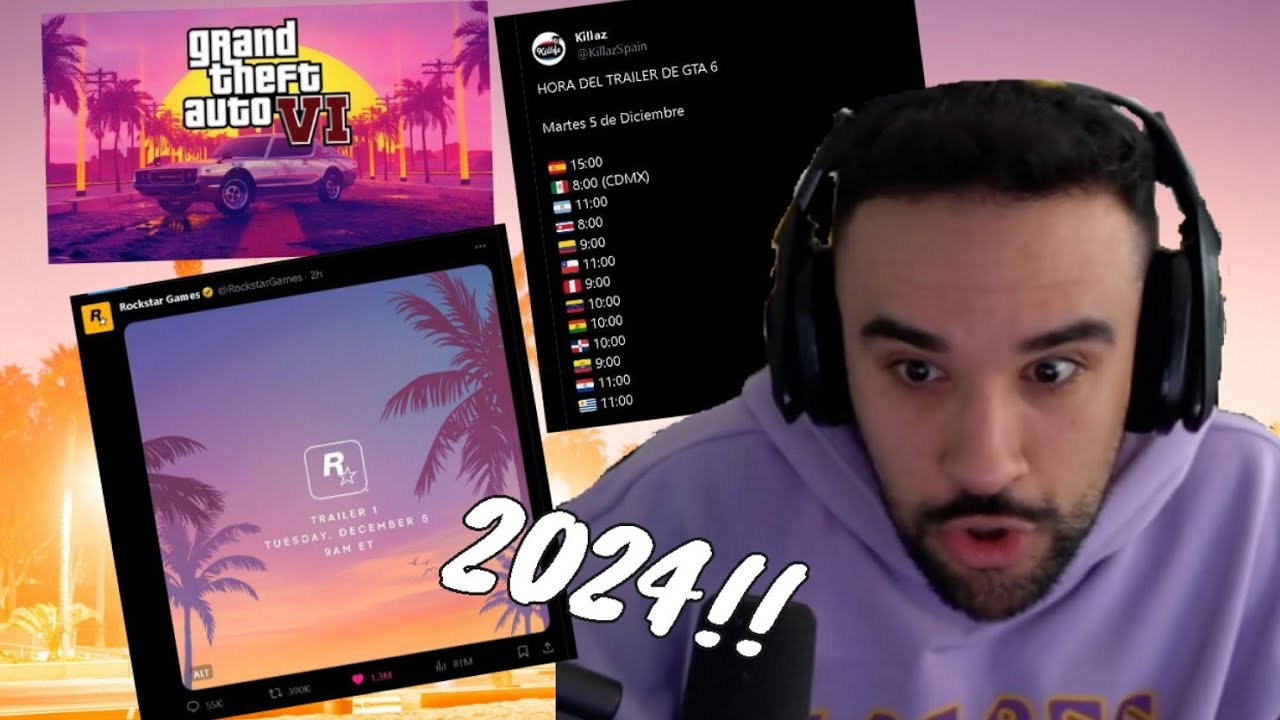 illoJuan reacciona al Tweet de Rockstar del GTA 6😱Se para el mundo este 5 de Diciembre?