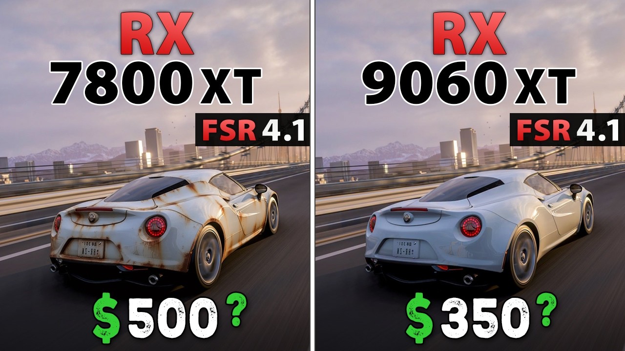 RX 7800 XT vs RX 9060 XT | Used or New? 1440p + FSR 4.1