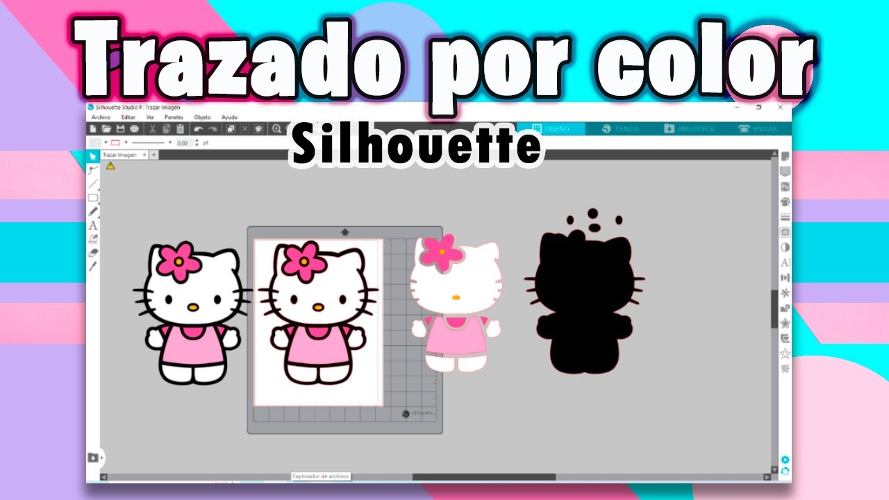 Como trazar una imagen y cortar en capas con Silhouette Studio