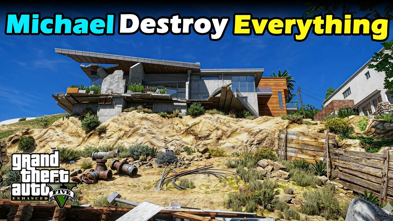 Michael Destroy Of Everything | GTA 5 #06