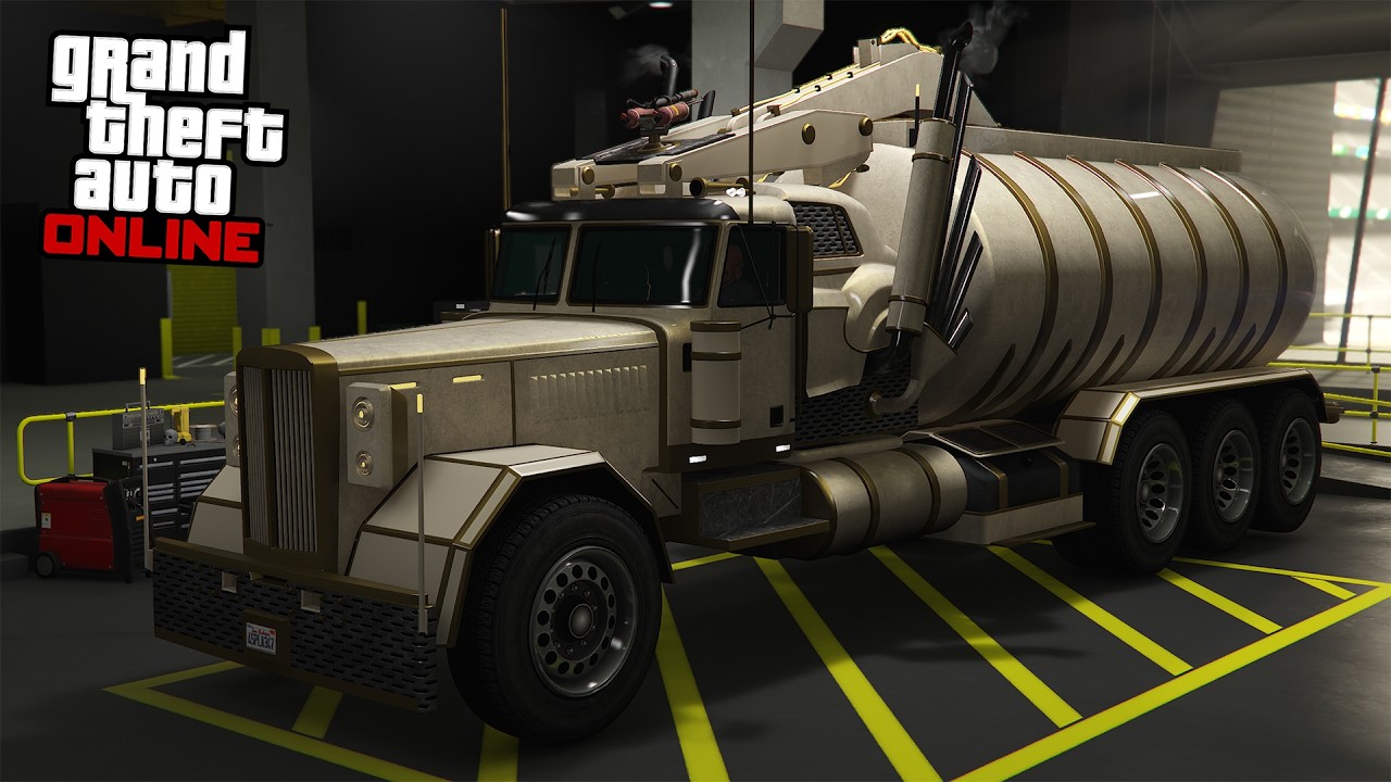 GTA 5 Online: FUTURE SHOCK CERBERUS Customization & Test | Tatra T815 The W. Rig