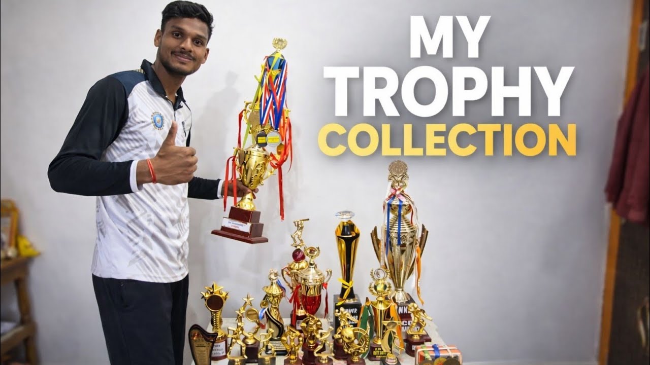 My Unique Trophy 🏆 Collection ❤️ | पाँच साल🥹 Ki Mehnat Tab jake ye trophy hanth lagi hai 🥰 