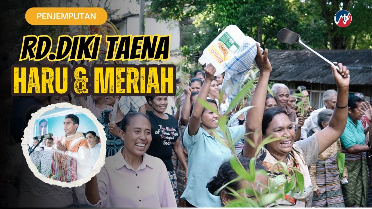 Penjemputan Imam Baru_Rd.Diki Taeana_umat Kuatnana tumpah ruah di jalan