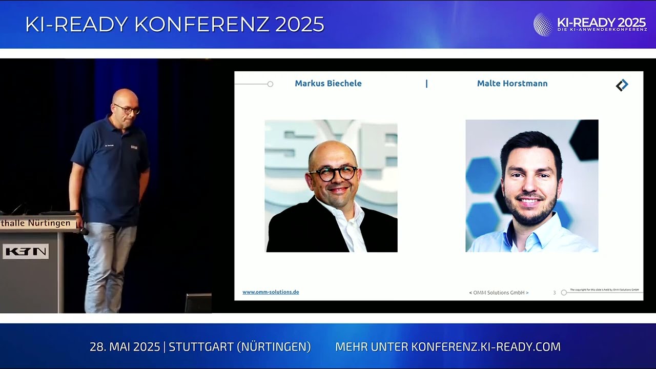 Prozessoptimierung mit KI - Karl Sp&auml;h berichtet aus drei Jahren Erfahrung. KI READY Konferenz 2025