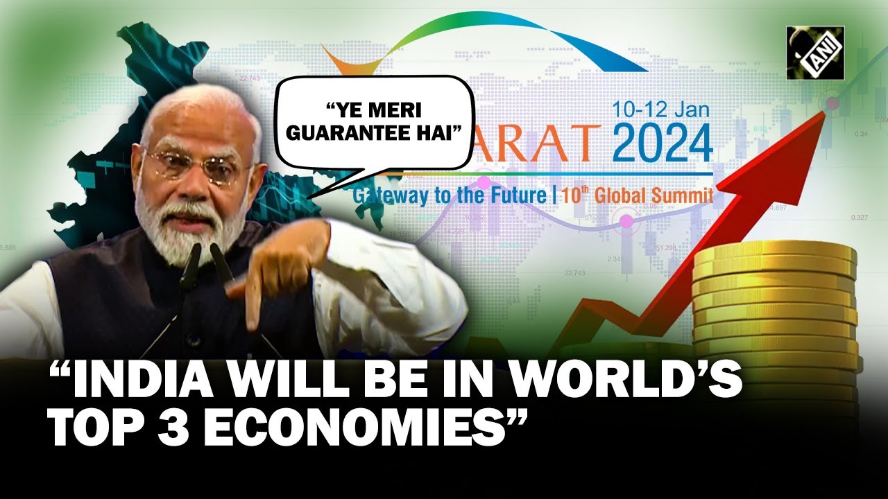 India will be in the world’s top 3 economies: PM Modi’s new guarantee at Vibrant Gujarat Summit