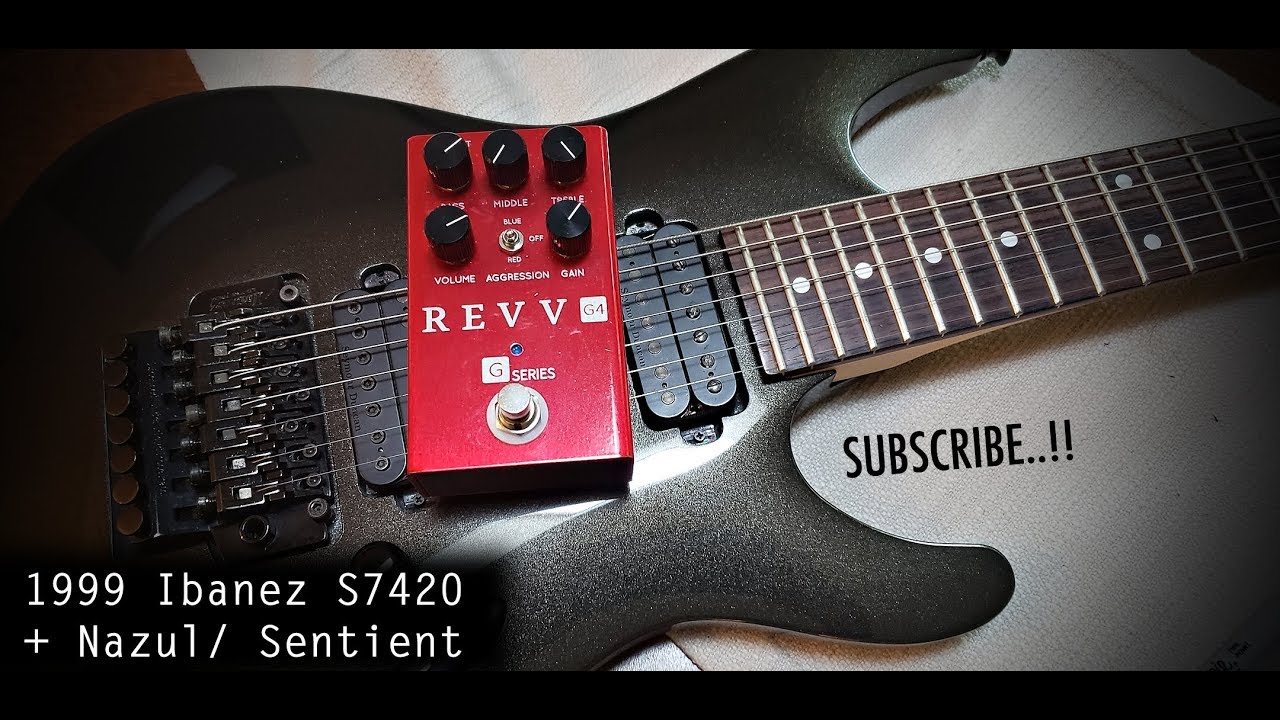 1999 Ibanez S7420 + звукосниматели Nazgul/Sentient