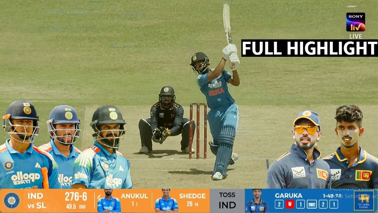 IND A vs SL A 1st ODI 2026 Full Match Highlights | India vs Srilanka A 1st ODI Full Highlights 2026